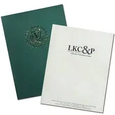 Foil Presentation Folders